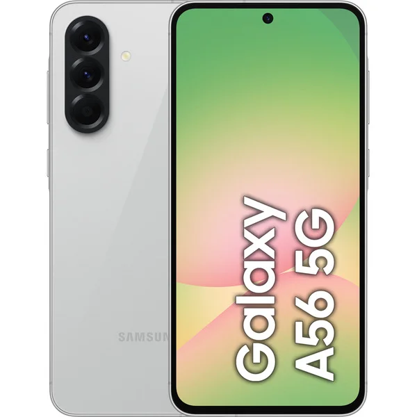 Samsung Galaxy A56 5G 256GB, Handy (Awesome Lightgray, Android 15, 8 GB)