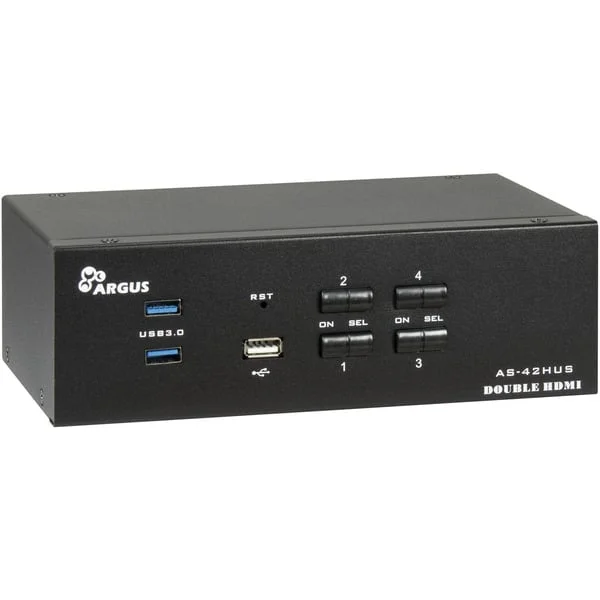 Inter-Tech IPC KVM Switch AS-42HUS, KVM-Switch