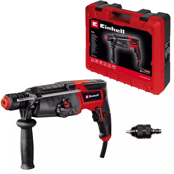 EINHELL Bohrhammer TE-RH 950 5F (schwarz/rot, 950 Watt, Koffer)