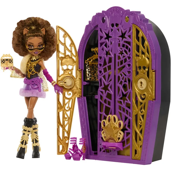 Mattel Monster High Verborgene Schätze Clawdeen, Puppe
