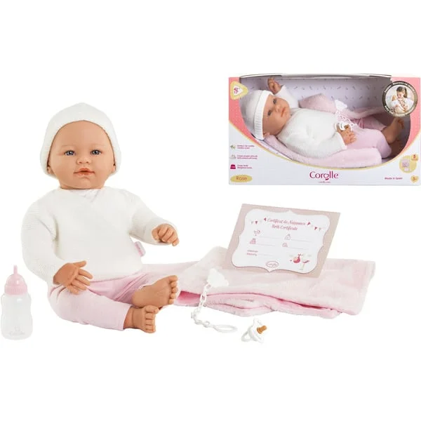 Corolle Mon Grand Poupon Rose Newborn, Puppe