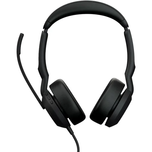 Jabra Evolve2 50, Headset (schwarz, Microsoft Teams Version, Bluetooth 5.2, USB-C und USB-A, Stereo)