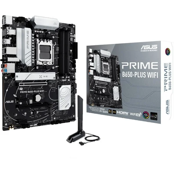 ASUS PRIME B650-PLUS WIFI, Mainboard (schwarz/silber)