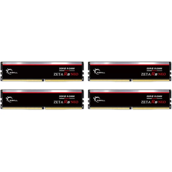 G.Skill RIMM 128 GB DDR5-6000 (4x 32 GB) Quad-Kit ECC, Arbeitsspeicher (schwarz, F5-6000R3036G32GQ4-G5N, Zeta R5 Neo , Registered, AMD EXPO)