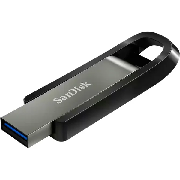 SanDisk Extreme Go 256 GB, USB-Stick (silber/schwarz, USB-A 3.2 Gen 1)