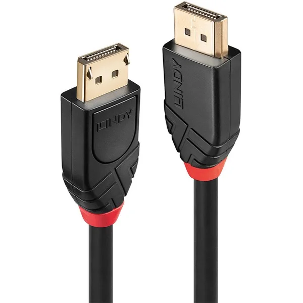 Lindy Aktives DisplayPort 1.2 Kabel (schwarz, 10 Meter)