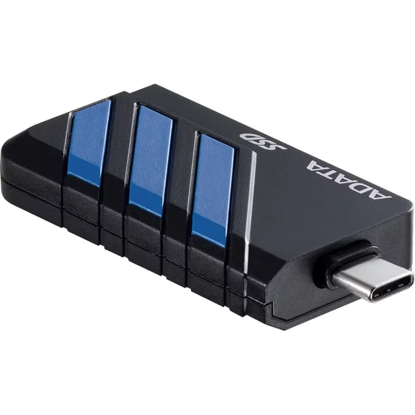 ADATA External SSD SC735 2 TB, Externe SSD (schwarz/blau, USB-C 3.2 Gen 2 (10 Gbit/s))