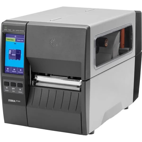 Zebra ZT231, Etikettendrucker (schwarz, USB, LAN, RS232, 203 dpi, Bluetooth)