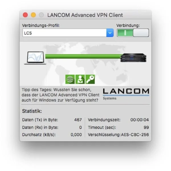 LANCOM Advanced VPN Client Upgrade (Mac), Lizenz