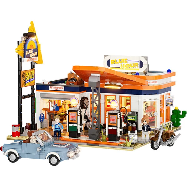 Lumibricks Tankstelle, Konstruktionsspielzeug