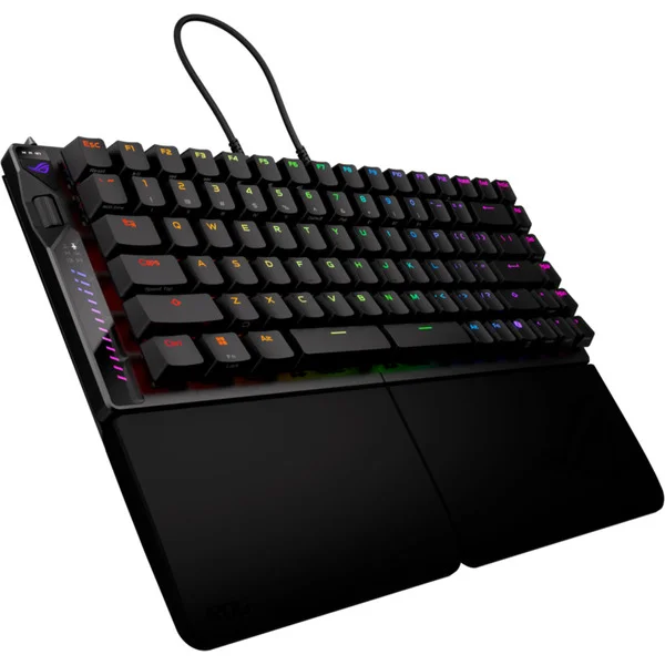 ASUS ROG Falcata, Gaming-Tastatur (schwarz, DE-Layout, ROG HFX V2)