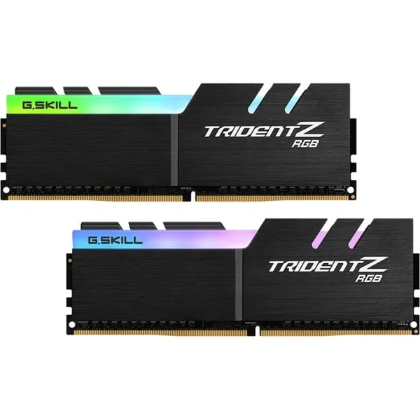 G.Skill DIMM 16 GB DDR4-3000 (2x 8 GB) Dual-Kit, Arbeitsspeicher (schwarz, F4-3000C16D-16GTZR, Trident Z RGB, INTEL XMP)