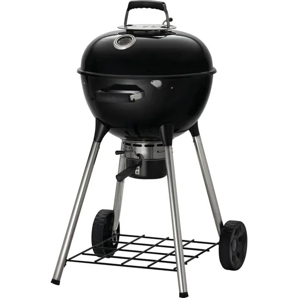 Napoleon Holzkohle Kugelgrill NK18K-LEG-3, Holzkohlegrill (schwarz, Ø 47cm)