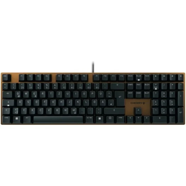 CHERRY KC 200 MX, Tastatur (schwarz/bronze, DE-Layout, Cherry MX2A Silent Red)