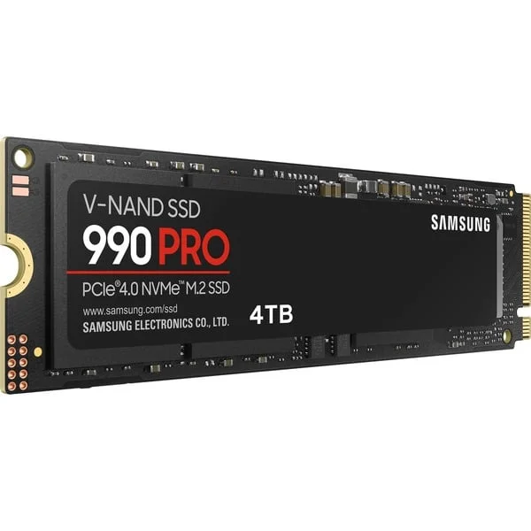Samsung 990 PRO 4 TB, SSD (PCIe 4.0 x4, NVMe 2, M.2 2280, intern)