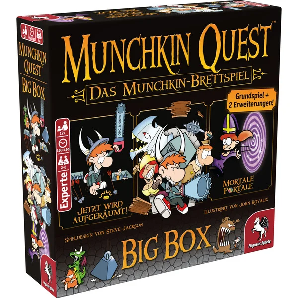 Pegasus Munchkin Quest Big Box, Brettspiel