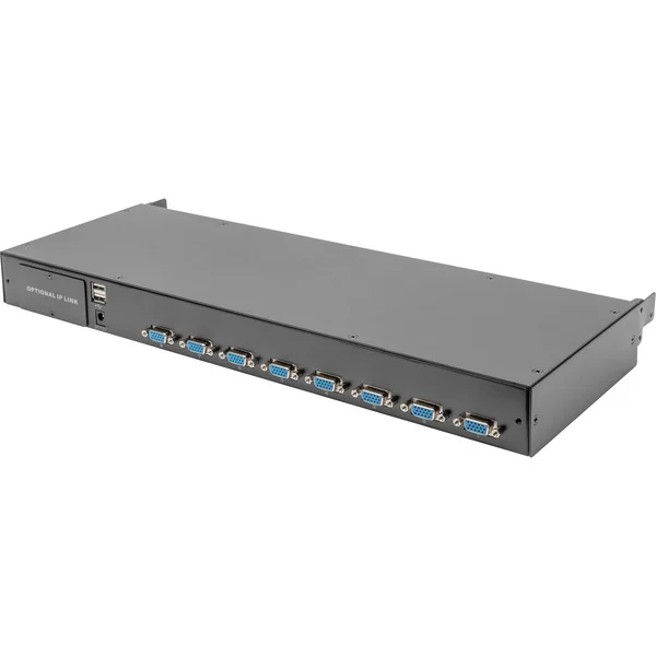Digitus Modularer KVM-Switch 8-Port (schwarz, 8-Port)