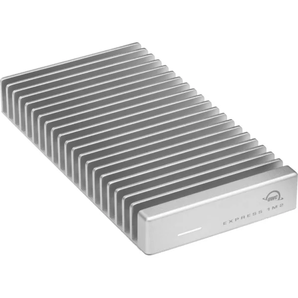 OWC Express 1M2 8 TB, Externe SSD (silber/aluminium, Thunderbolt 4 (USB-C), USB-C)