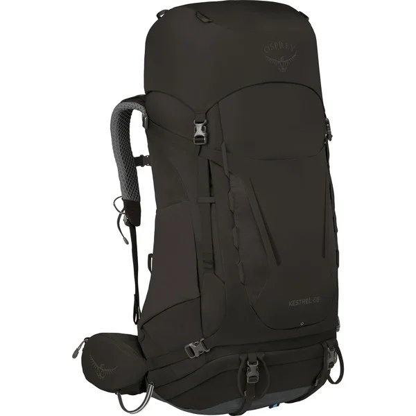 Osprey Kestrel 68 , Rucksack (schwarz, 68 Liter / Größe L/XL)
