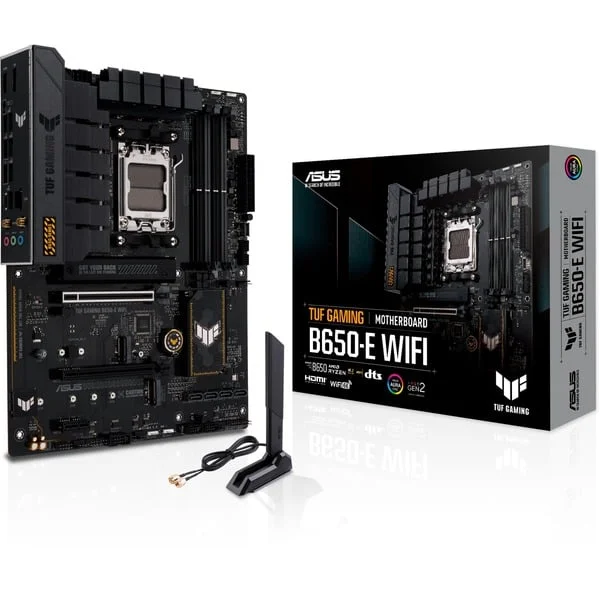 ASUS TUF GAMING B650-E WIFI, Mainboard (schwarz/hellorange)