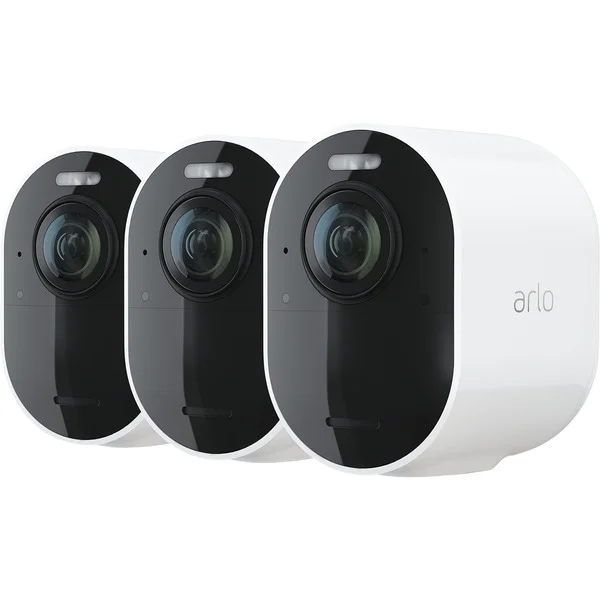 Arlo Ultra 2, Kamera (weiß/schwarz, 3er Set)