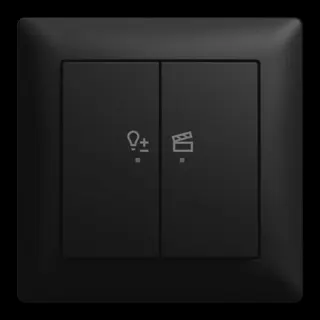 0 LED-Dimmer Einsatz flex 1-fach 62851 UJ-915-WL (schwarz, Retail)