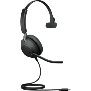 Jabra Evolve2 40 SE, Headset (schwarz, Mono, USB-C, UC)