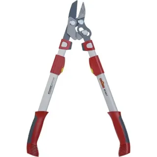 WOLF-Garten Amboss-Astschere Power Cut RS 900 T "Premium Plus" (rot/grau, Teleskopstiele 65cm - 90cm)