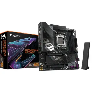GIGABYTE X870M AORUS ELITE WIFI7, Mainboard (schwarz)
