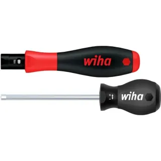 Wiha Drehmoment-Schraubendreher TorqueVario-S (schwarz/rot, 2-teilig, 2 - 7Nm)