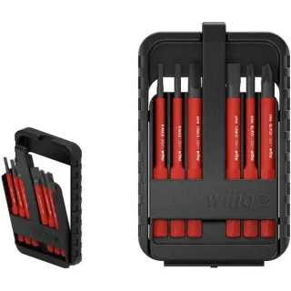 Wiha Bit-Satz slimBit electric, Sechsrund (rot, 6-teilig)