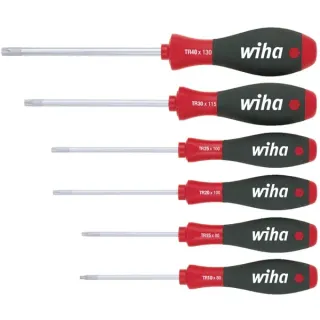 Wiha Schraubendreher-Set SoftFinish, 7-teilig (schwarz/rot)