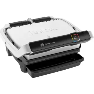Tefal OptiGrill Elite GC750D, Kontaktgrill (silber/schwarz, 2.000 Watt)