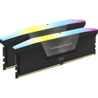 Corsair DIMM 32 GB DDR5-6000 (2x 16 GB) Dual-Kit, Arbeitsspeicher (grau, CMH32GX5M2B6000Z38, Vengeance RGB, INTEL XMP, AMD EXPO)