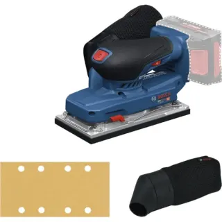 Bosch Professional Akku-Schwingschleifer GSS 18V-18 Professional solo, 18Volt (blau/schwarz, ohne Akku und Ladegerät, in L-BOXX)