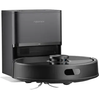 Roborock Q7 TF+, Saugroboter (schwarz, Mit RockDock Plus Dockingstation)