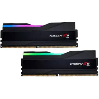 G.Skill DIMM 64 GB DDR5-6400 (2x 32 GB) Dual-Kit, Arbeitsspeicher (schwarz, F5-6400J3239G32GX2-TZ5RK, Trident Z5 RGB, INTEL XMP)