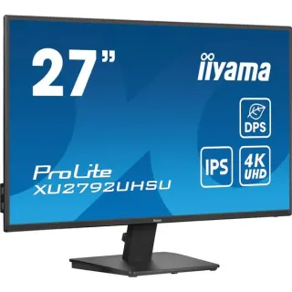 iiyama ProLite XU2792UHSU-B6, LED-Monitor (68.5 cm (27 Zoll), schwarz (matt), UltraHD/4K, IPS, HDMI, DP, USB-C, USB-Hub)