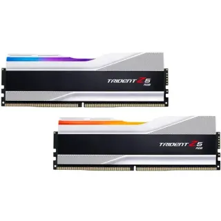 G.Skill DIMM 32 GB DDR5-6800 (2x 16 GB) Dual-Kit, Arbeitsspeicher (silber, F5-6800J3445G16GX2-TZ5RS, Trident Z5 RGB, INTEL XMP)