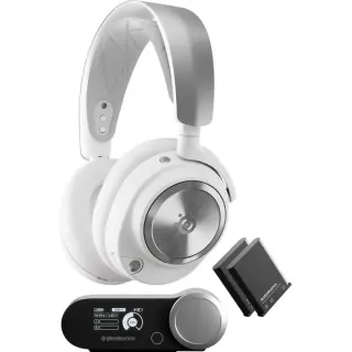 SteelSeries Arctis Nova Pro Wireless X, Gaming-Headset (weiß, ANC, USB-C, Klinke)