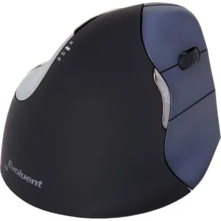 Evoluent Vertical Mouse 4 Wireless RH, Maus (schwarz/blau)