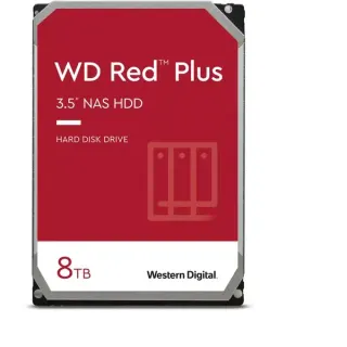 WD Red Plus NAS-Festplatte 8 TB (SATA 6 Gb/s, 3,5", 24/7)