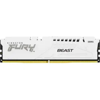 Kingston FURY DIMM 16 GB DDR5-6000, Arbeitsspeicher (weiß, KF560C30BWE-16, Fury Beast, INTEL XMP, AMD EXPO)