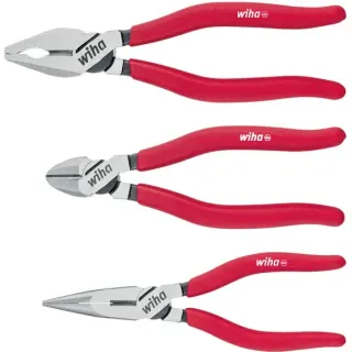 Wiha Zangen-Set Classic, 3-teilig (rot)