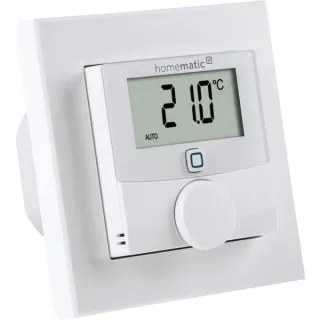 Homematic IP Smart Home Wandthermostat mit Schaltausgang (HmIP-BWTH) (weiß, für Markenschalter 230V)