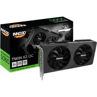 INNO3D GeForce RTX 5060 TWIN X2 OC V2, Grafikkarte (DLSS 5, 3x DisplayPort, 1x HDMI 2.1)