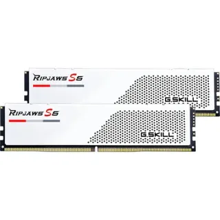 G.Skill DIMM 32 GB DDR5-6000 (2x 16 GB) Dual-Kit, Arbeitsspeicher (weiß, F5-6000J3040F16GX2-RS5W, Ripjaws S5, INTEL XMP)