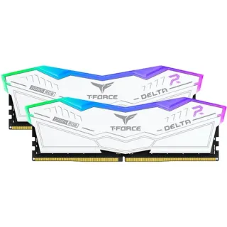 Team Group DIMM 32 GB DDR5-7200 (2x 16 GB) Dual-Kit, Arbeitsspeicher (weiß, FF4D532G7200HC34ADC01, Delta RGB, INTEL XMP)