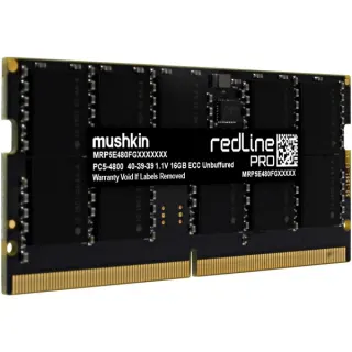 Mushkin SO-DIMM 32 GB DDR5-5600 ECC, Arbeitsspeicher (schwarz, MRP5T560LKKD32G28, Redline PRO)