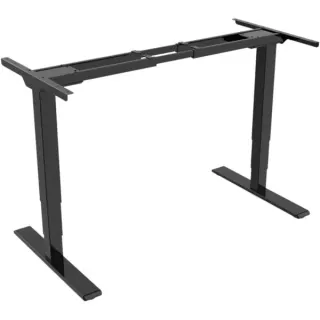 Digitus Elektrisch höhenverstellbares Tischgestell, Dual-Motor, 3-Stufen DA-90434, Untergestell (schwarz)